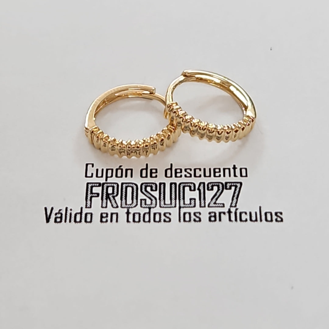 HUGGIES ORO 14K 1.2 (NUEVO)