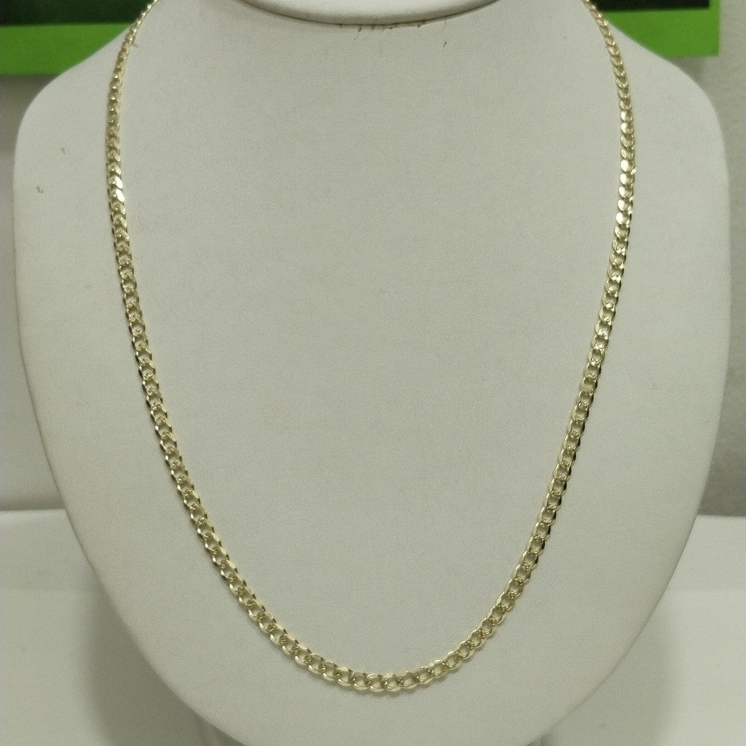 CADENAS BARBADA ORO 14K 55 CM 13 GR (NUEVO)