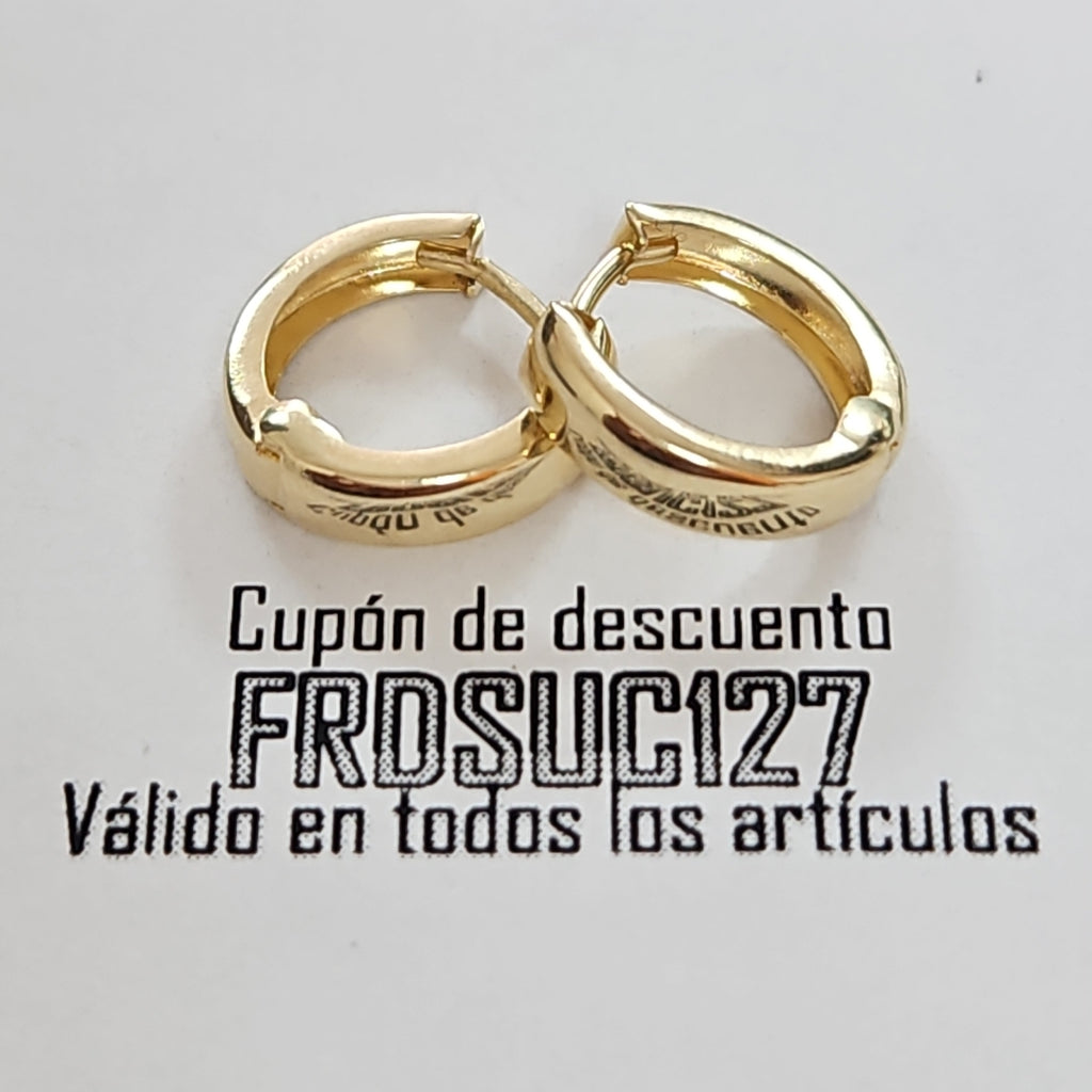 HUGGIES ORO 14K 1.1 (NUEVO)