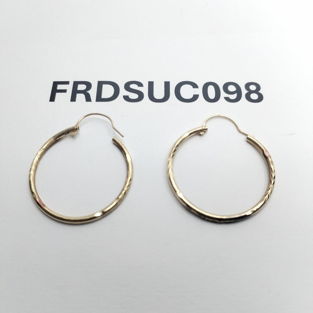 ARRACADAS PAR ORO 10 K 1.5 GRMS (SEMINUEVO)