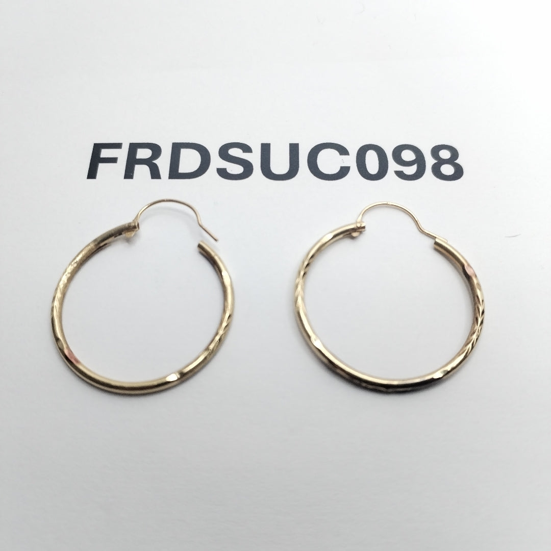 ARRACADAS PAR ORO 10 K 1.5 GRMS (SEMINUEVO)