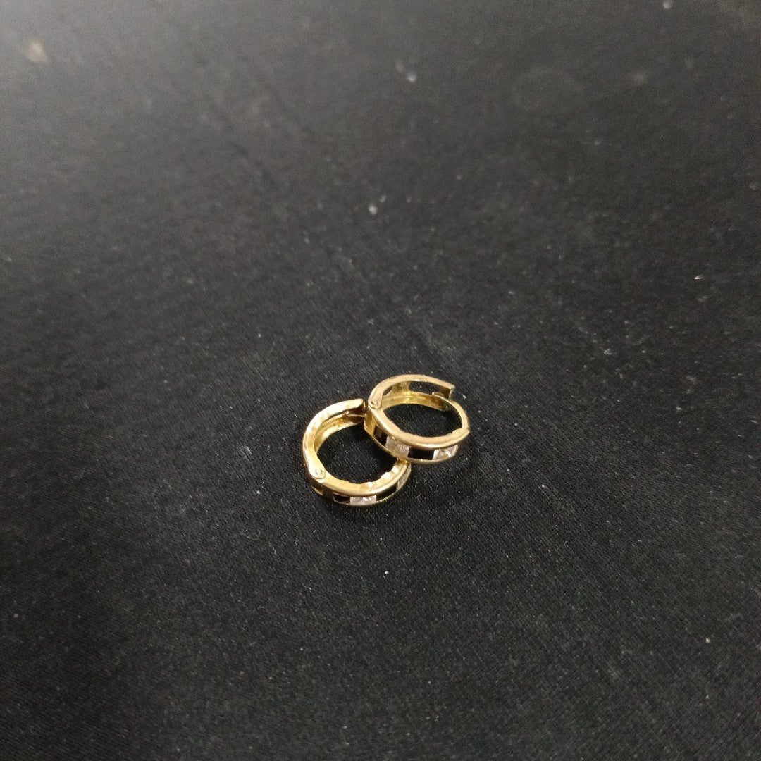 ARETES PAR ORO 10 K 1.1 GRMS (SEMINUEVO)