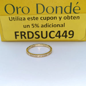 ANILLOS DAMA ORO 14K 1.6 (NUEVO)