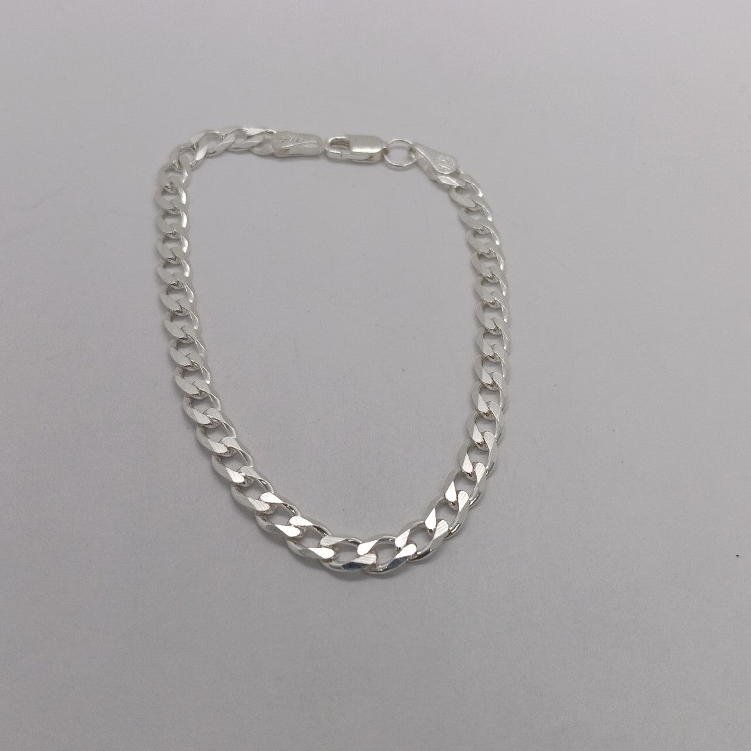 PULSERA BARBADA PLATA .925 18 CM 5.73 GR (NUEVO)