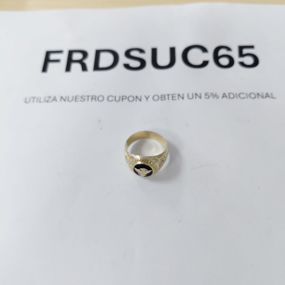 ANILLO DE GRADUACIÓN ORO 8 K 9,90 GRMS (SEMINUEVO)