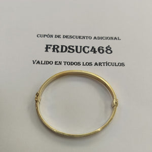 PULSERA RIGIDA ORO 14 K 9,80 GRMS (SEMINUEVO)
