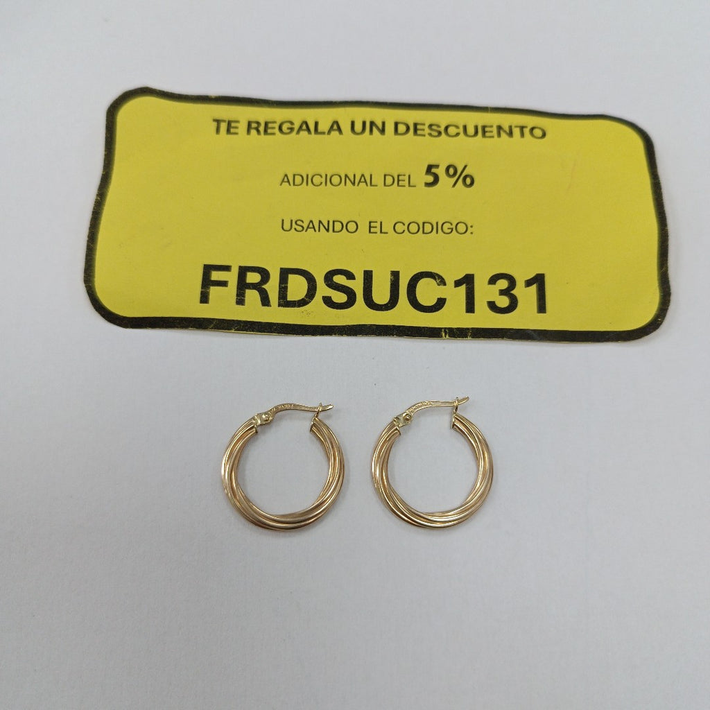 ARRACADAS ORO 14K 1.5 (NUEVO)