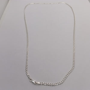 CADENA BARBADA PLATA .925 60 CM 9.22 GR (NUEVO)