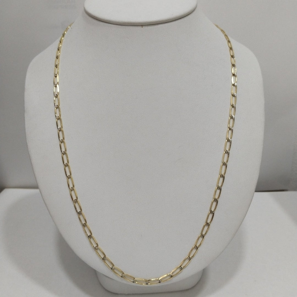 CADENA TEJIDO ESLABONES 12.1G 60 CM 14K (NUEVO)