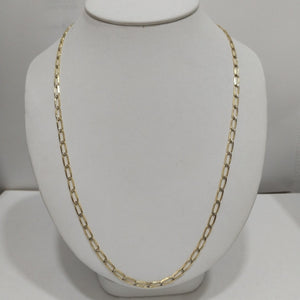CADENA TEJIDO ESLABONES 12.1G 60 CM 14K (NUEVO)