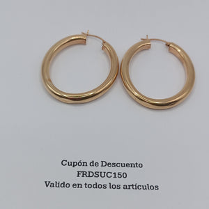 ARRACADAS PAR ORO 14 K 5,70 GRMS (SEMINUEVO)