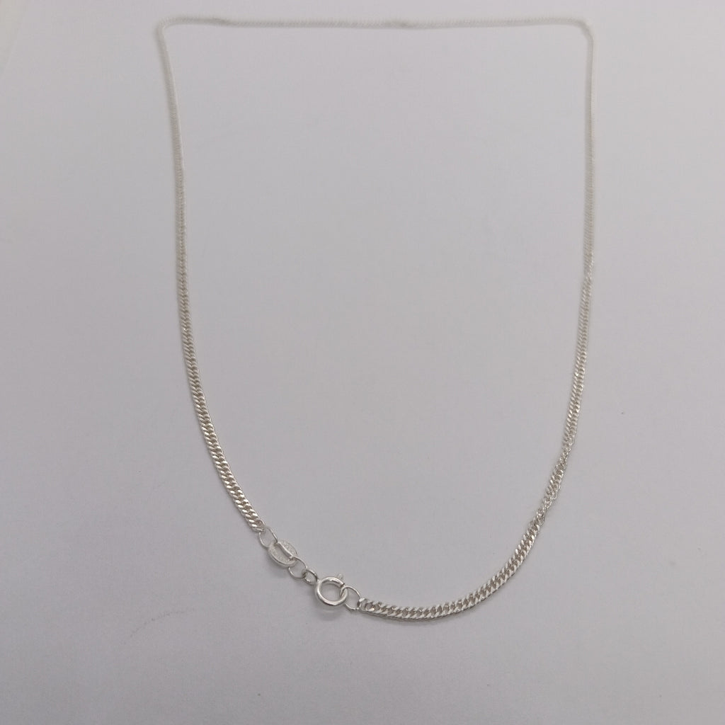 CADENA BARBADA PLATA .925 50 CM 4.12 GR (NUEVO)