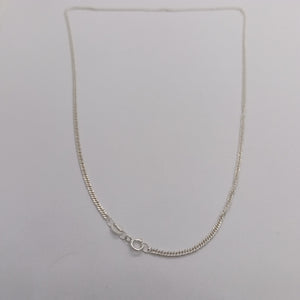 CADENA BARBADA PLATA .925 50 CM 4.12 GR (NUEVO)