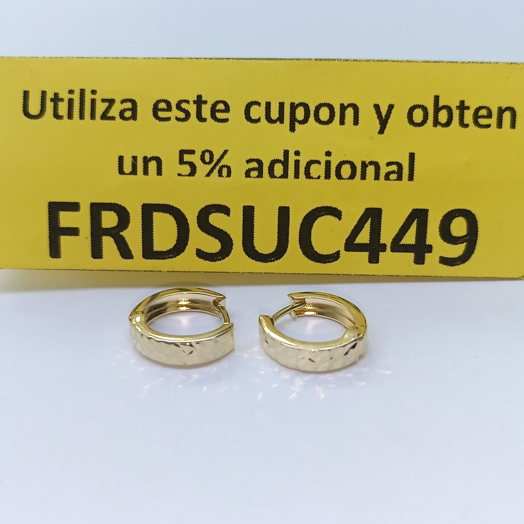 HUGGIES ORO 14K 1.1 (NUEVO)
