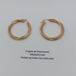 ARRACADAS PAR ORO 14 K 8,30 GRMS (SEMINUEVO)