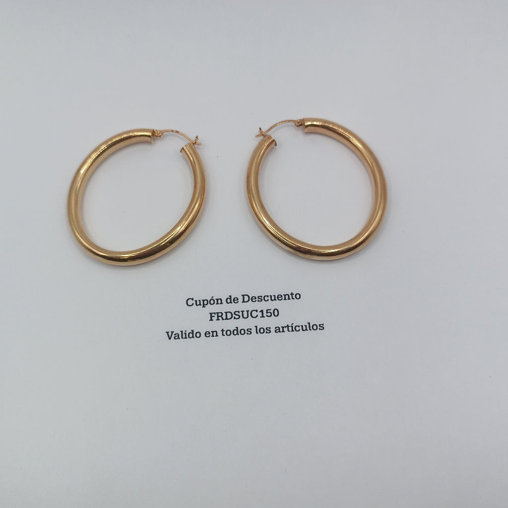 ARRACADAS PAR ORO 14 K 6,80 GRMS (SEMINUEVO)
