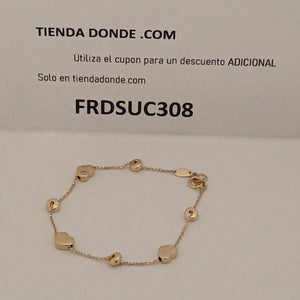 PULSERAS DAMA ORO 14K 1.3 (NUEVO)