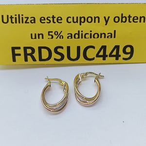 ARRACADAS ORO 14K 1.5 (NUEVO)