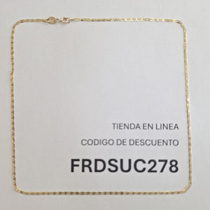 CADENA ORO 10 K 1.3 GRMS (SEMINUEVO)