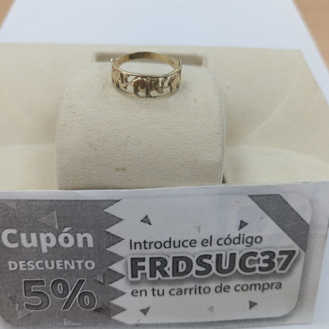 ANILLO ORO 10 K 1.7 GRMS (SEMINUEVO)