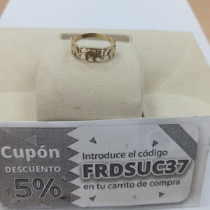ANILLO ORO 10 K 1.7 GRMS (SEMINUEVO)