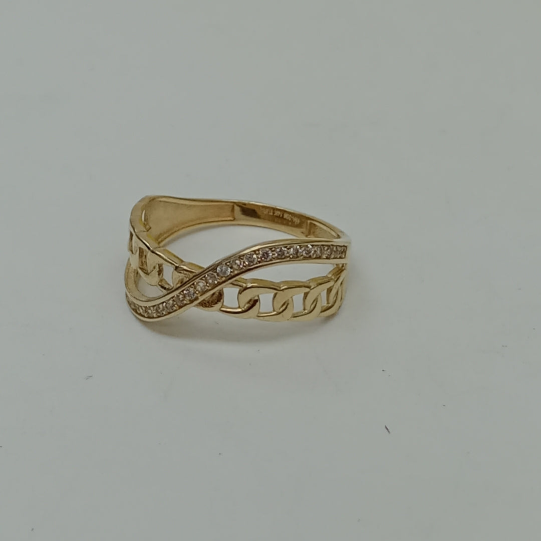 ANILLOS DAMA ORO 14K 2 (NUEVO)