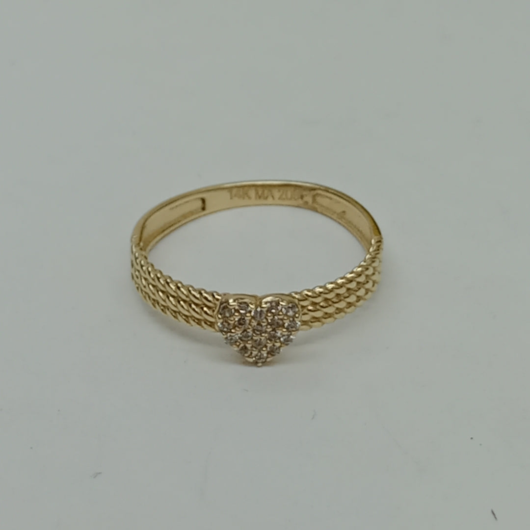 ANILLOS DAMA ORO 14K 1.5 (NUEVO)