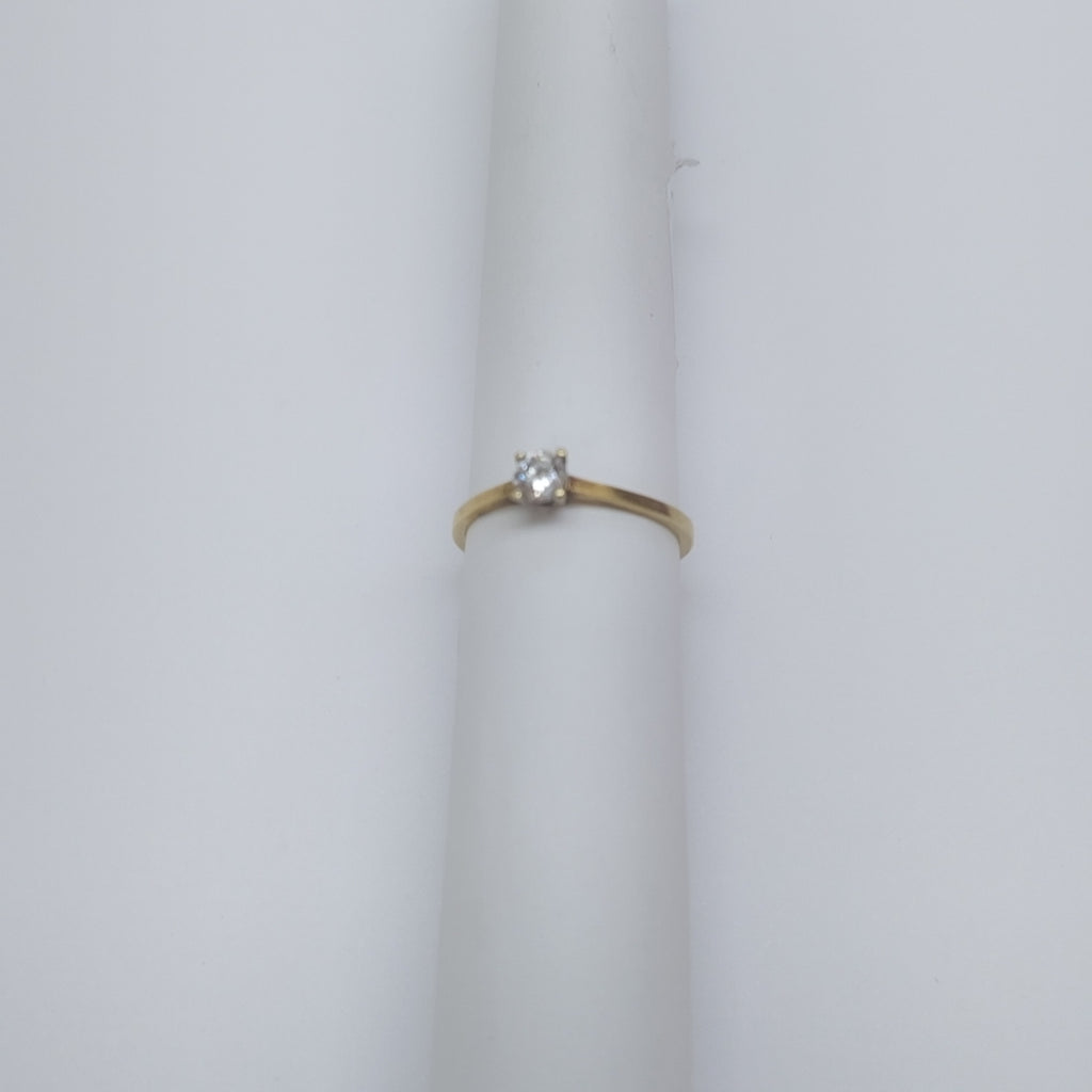 SOLITARIO ORO 14 K 1.3 GRMS (SEMINUEVO)
