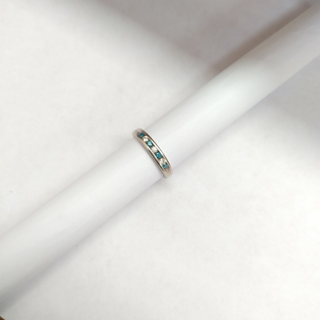MEDIA CHURUMBELA ORO BLANCO 14 K 4,40 GRMS (SEMINUEVO)