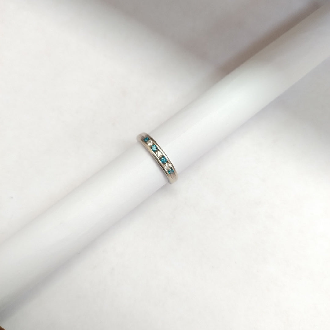 MEDIA CHURUMBELA ORO BLANCO 14 K 4,40 GRMS (SEMINUEVO)