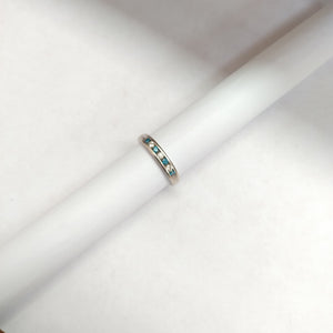MEDIA CHURUMBELA ORO BLANCO 14 K 4,40 GRMS (SEMINUEVO)