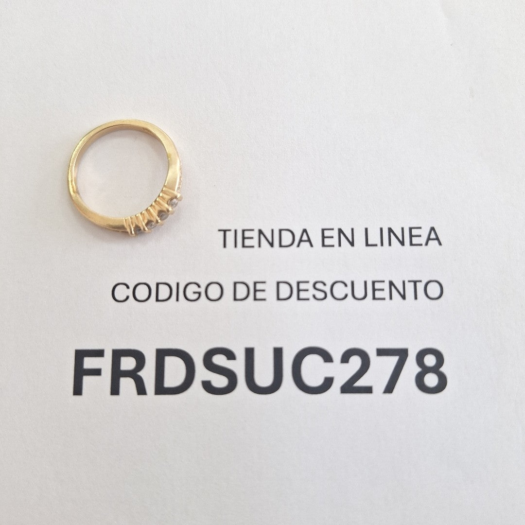 ANILLITO ORO 14 K 2.9 GRMS (SEMINUEVO)