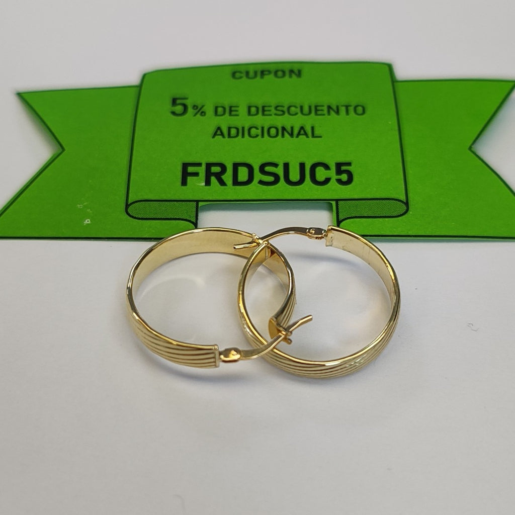 ARRACADAS ORO 10K 1.9 (NUEVO)