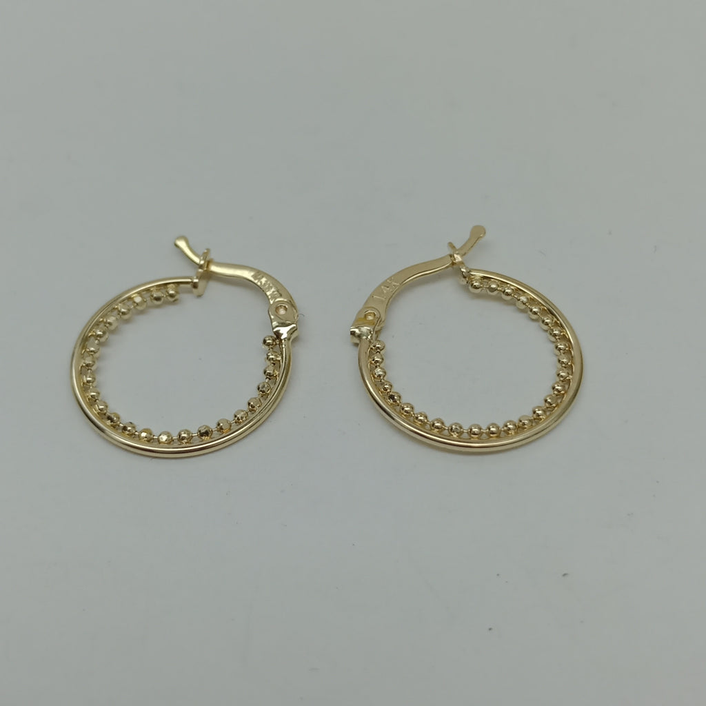 ARRACADAS ORO 14K 1.7 (NUEVO)