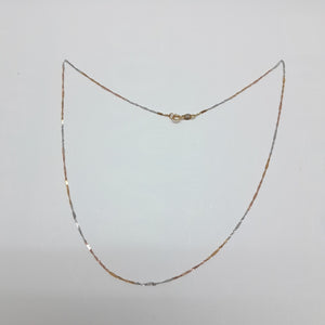 CADENA ORO, RODIADO 14 K 0.8 GRMS (SEMINUEVO)