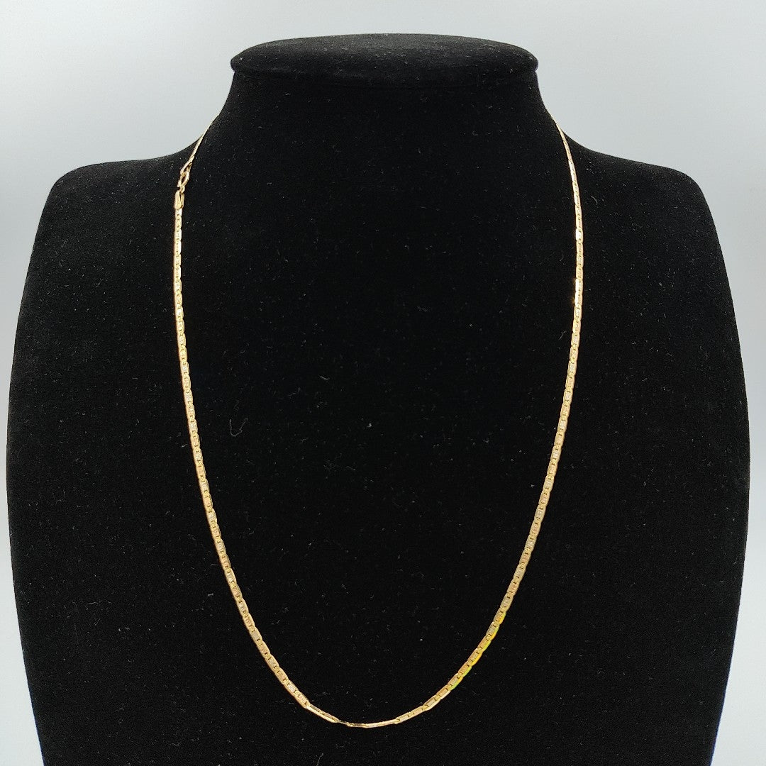 CADENA ORO,ORO COMBINADO 14 K 3,10 GRMS (SEMINUEVO)