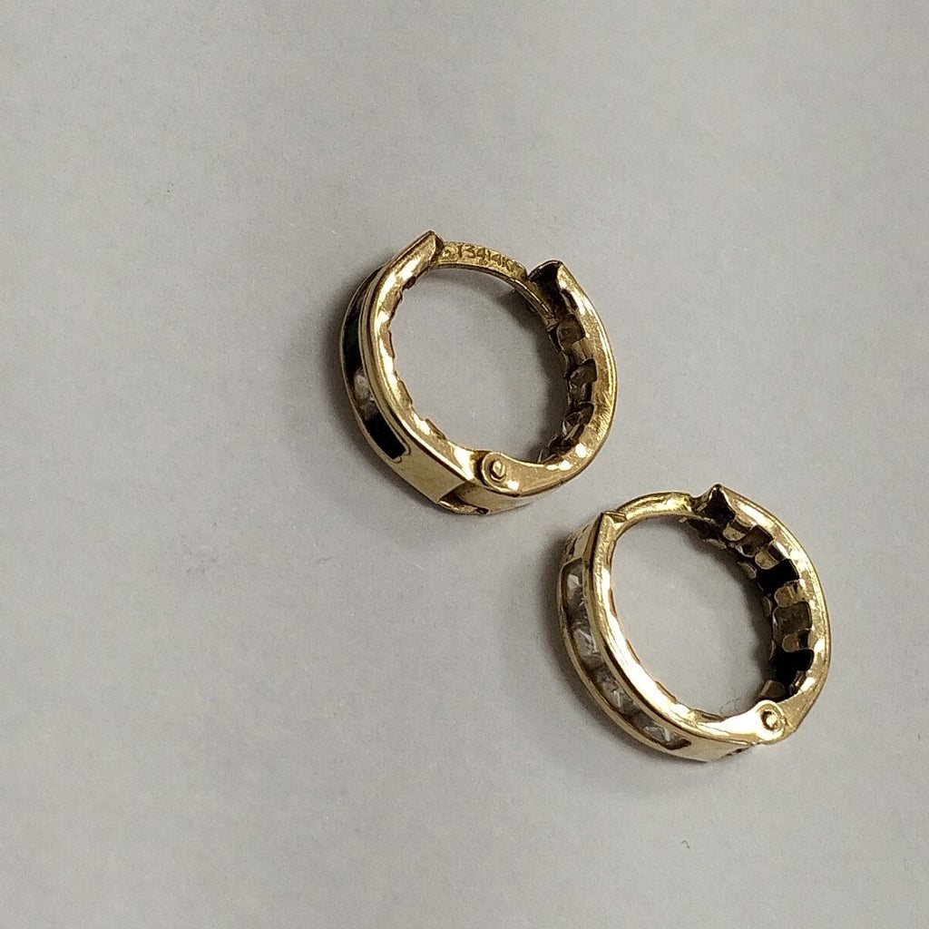 ARRACADAS PAR ORO 14 K 1 GRMS (SEMINUEVO)