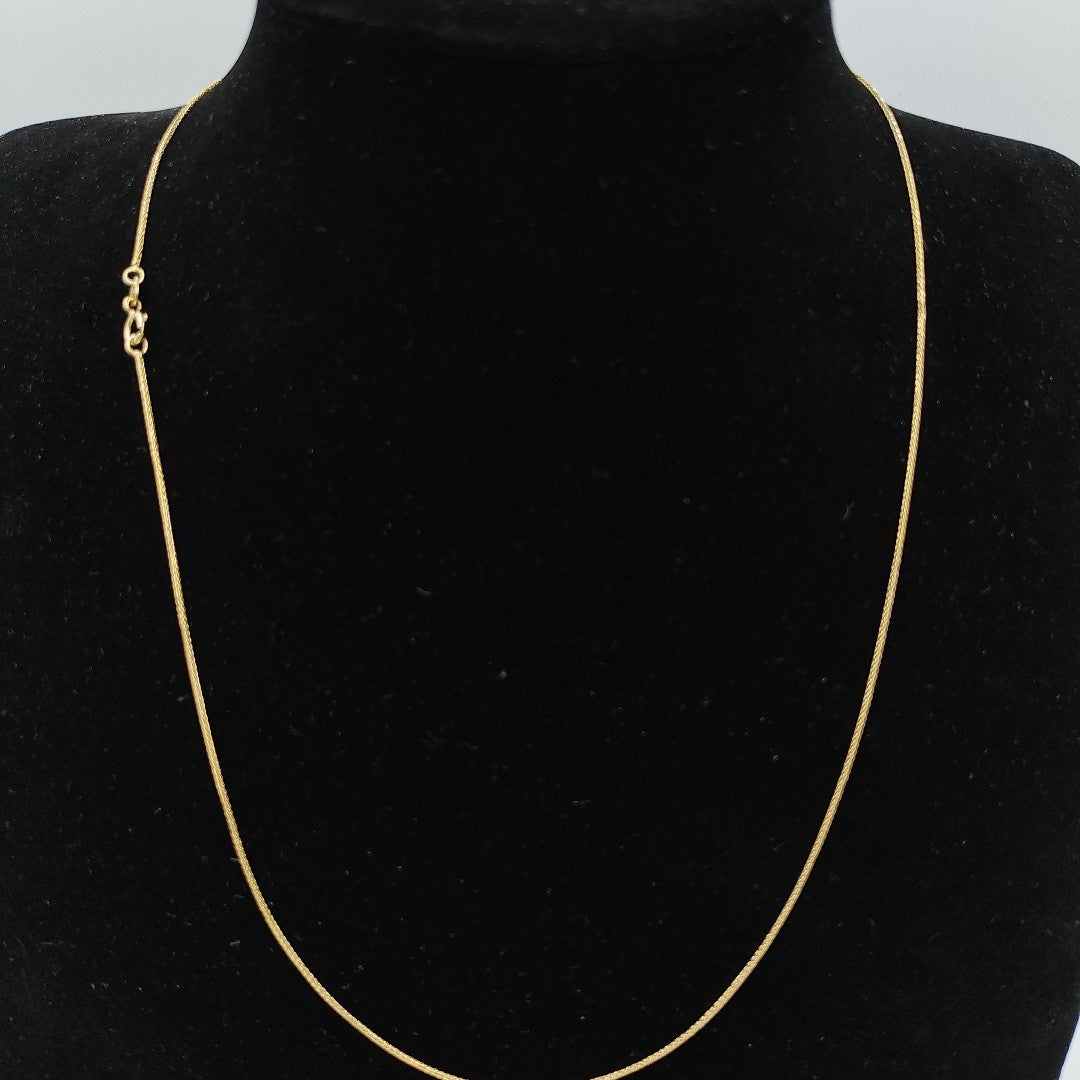 CADENA ORO 14 K 1,70 GRMS (SEMINUEVO)