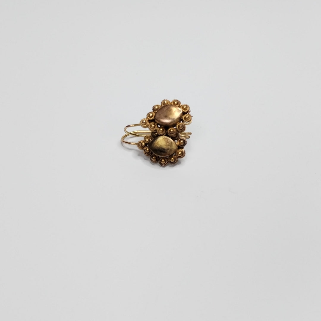 ARETES PAR ORO 8 K 1,30 GRMS (SEMINUEVO)