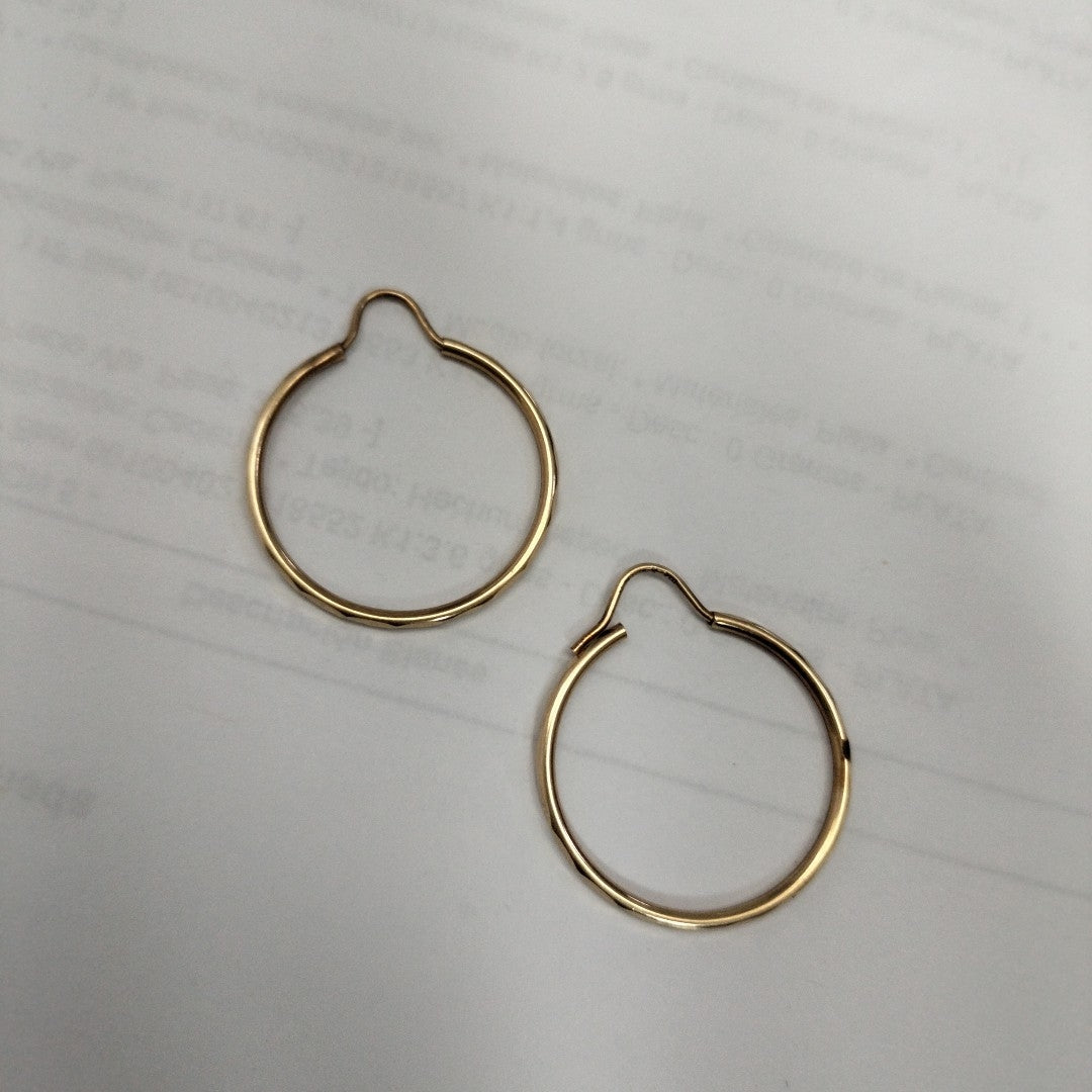 ARRACADAS PAR ORO 14 K 1,40 GRMS (SEMINUEVO)