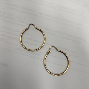 ARRACADAS PAR ORO 14 K 1,40 GRMS (SEMINUEVO)