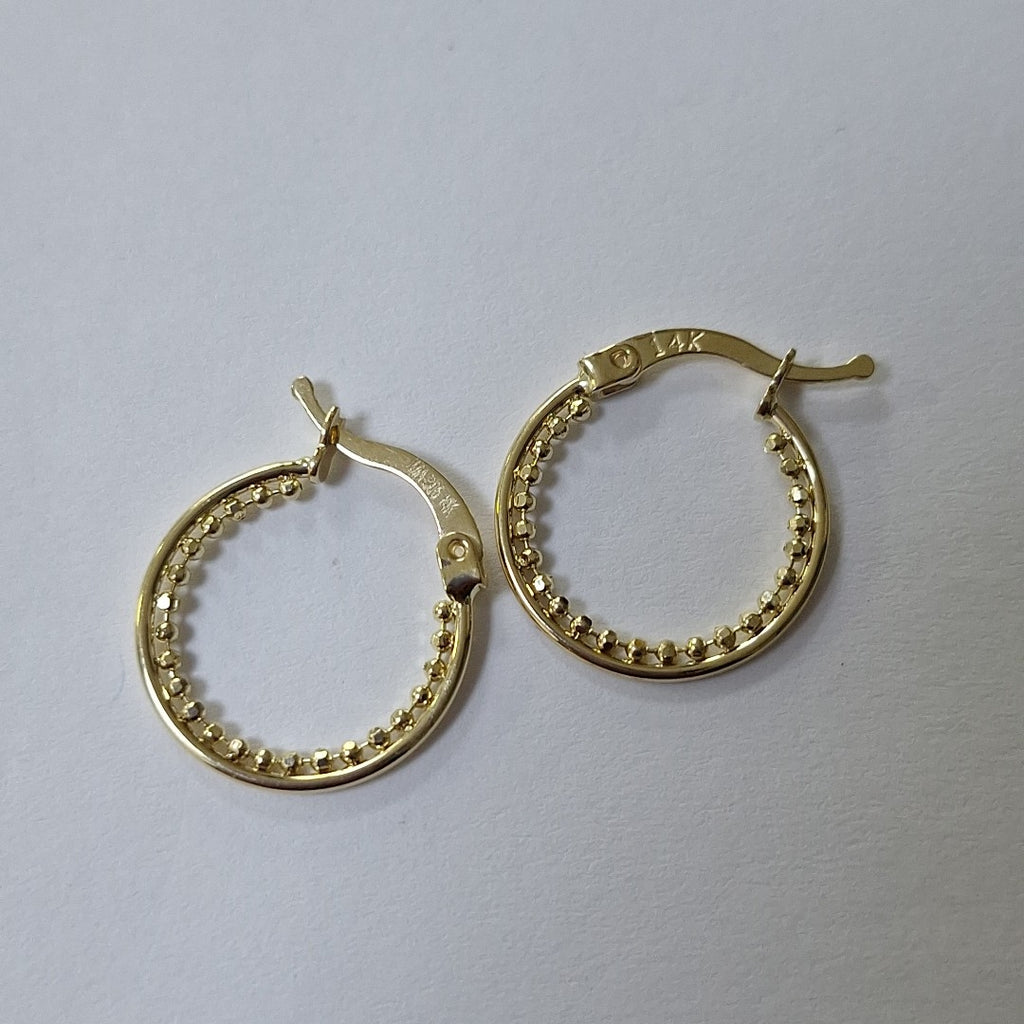 ARRACADAS ORO 14K 1.6 (NUEVO)