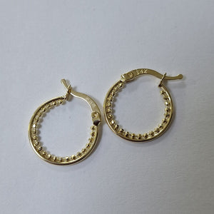 ARRACADAS ORO 14K 1.6 (NUEVO)