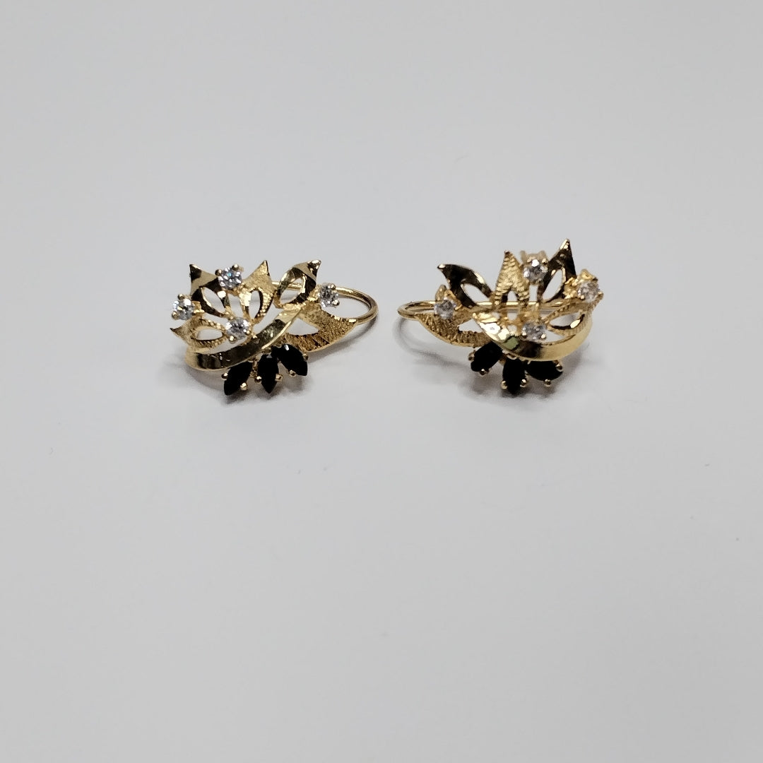 ARETES PAR ORO 14 K 3,70 GRMS (SEMINUEVO)