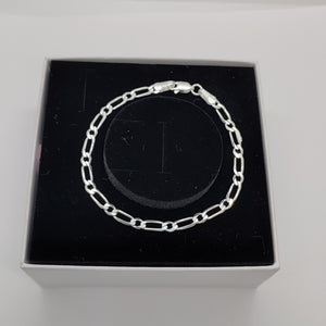 PULSERA TEJIDO 1X1 PLATA .925 18 CM 3.5 GR (NUEVO)