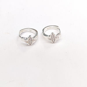 ARRACADAS C/CIRCONIAS PLATA .925 1.8 GR (NUEVO)