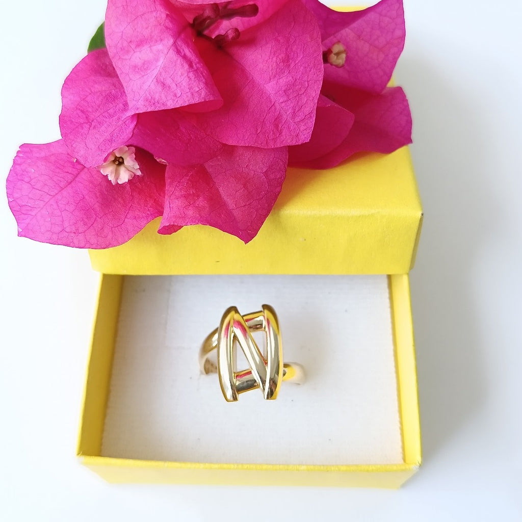 ANILLOS DAMA ORO 14K 2 (NUEVO)