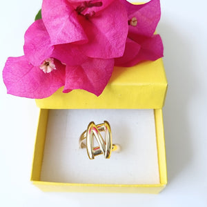 ANILLOS DAMA ORO 14K 2 (NUEVO)