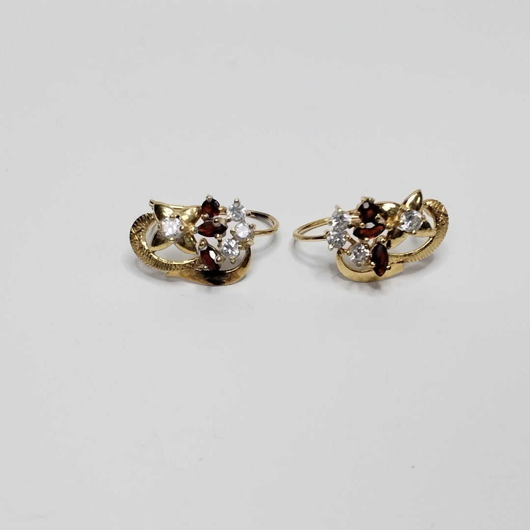 ARETES PAR ORO 14 K 3.1 GRMS (SEMINUEVO)