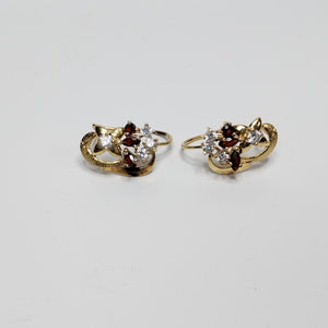 ARETES PAR ORO 14 K 3.1 GRMS (SEMINUEVO)